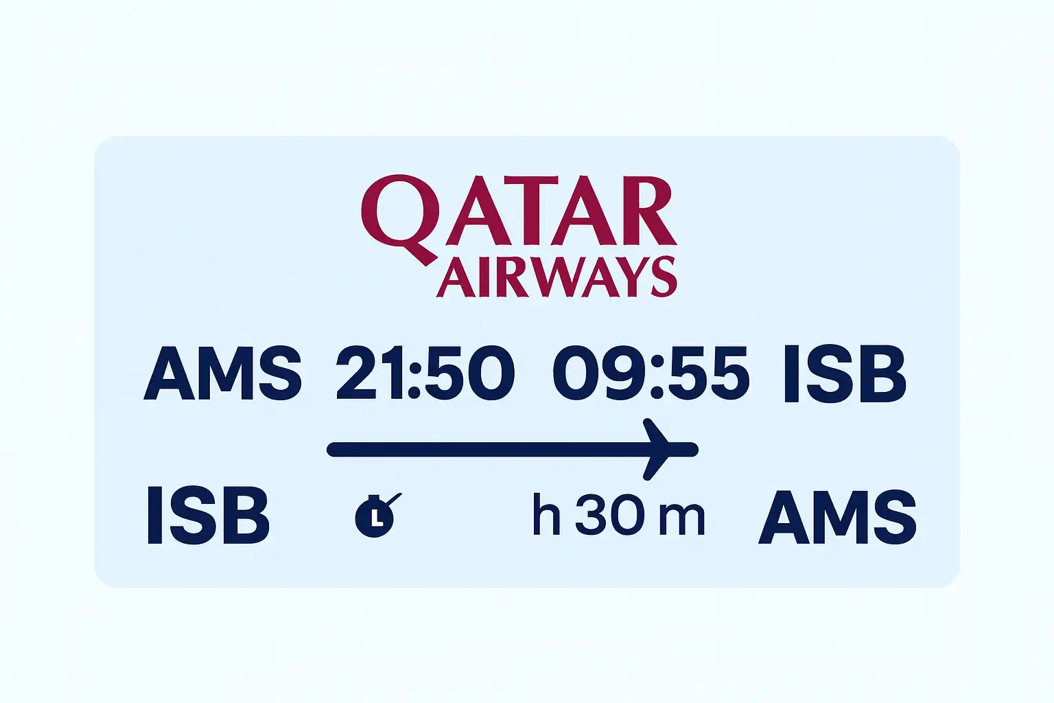 AMS → JED → LHE timings and Umrah ticket details